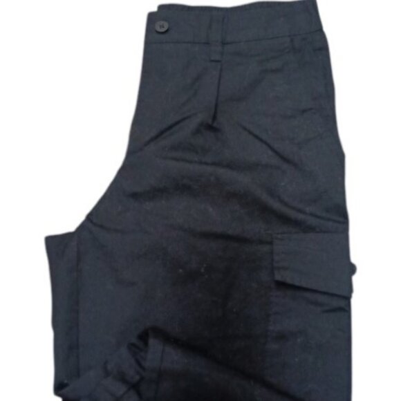 Calvin Klein black cargo straight pants size 0 - Picture 3 of 4